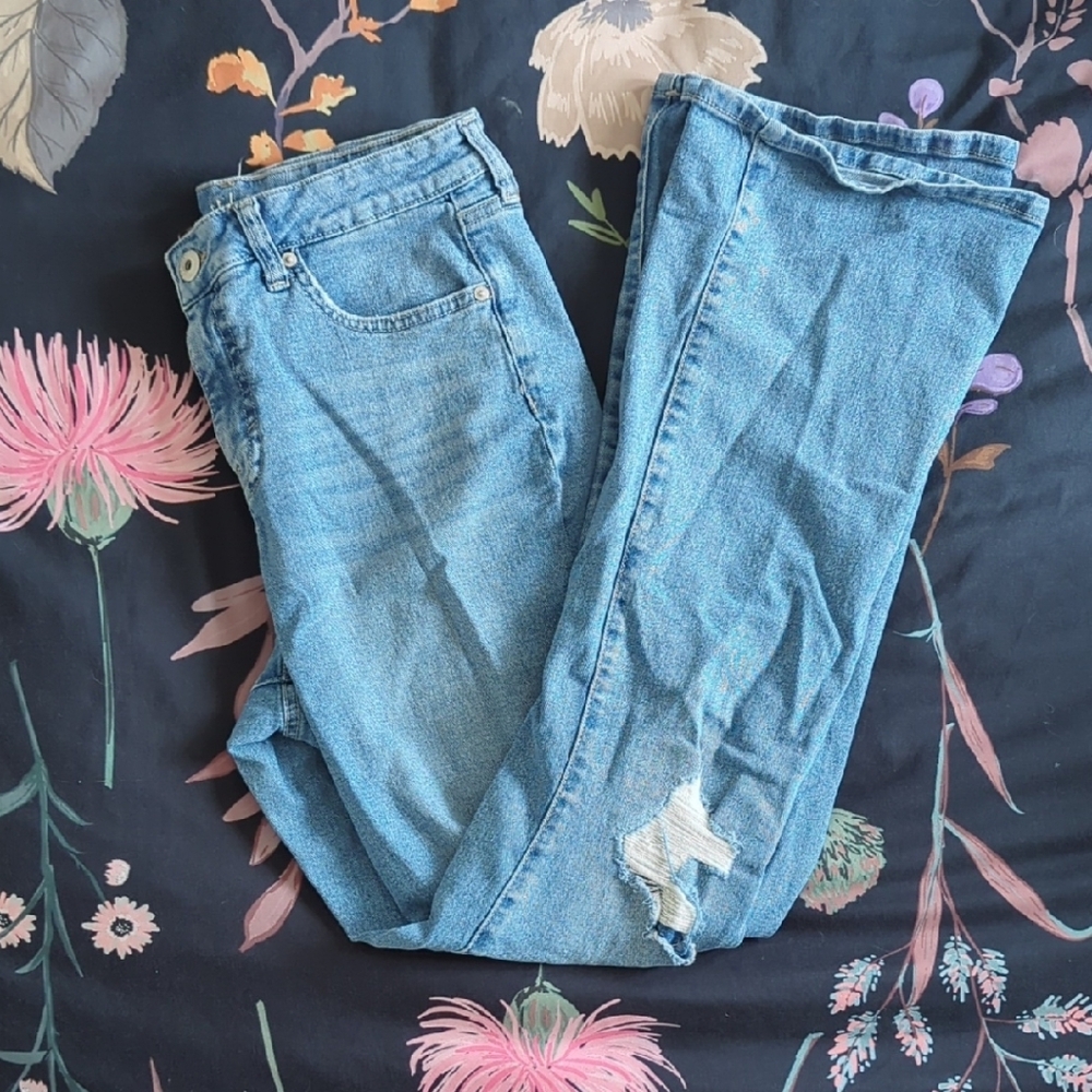 Style & Co. Light Blue Flare Jeans